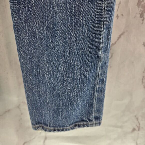 Madewell Jean Womens 27 X 27 High Rise Slim Crop Boyjean Lavern Acid Wash - Picture 5 of 13